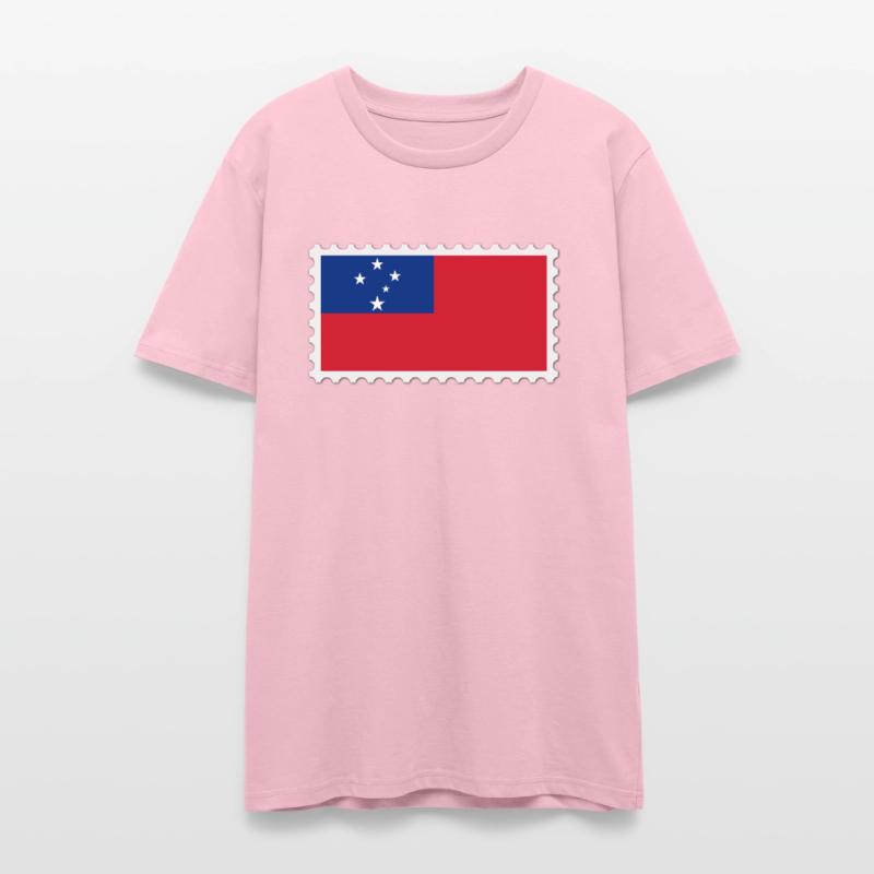Samoa flag stamp