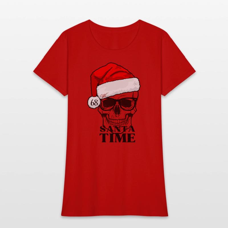 Santa time skull