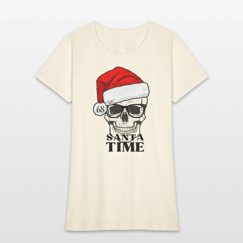 Santa time skull