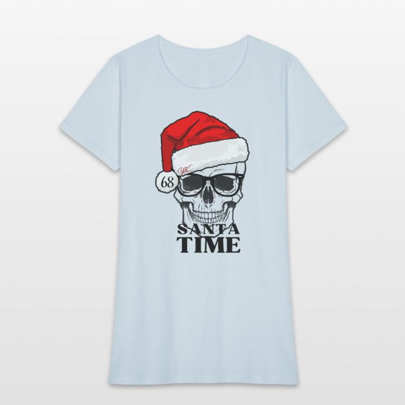 Santa time skull