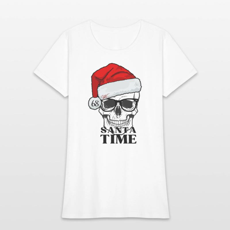 Santa time skull