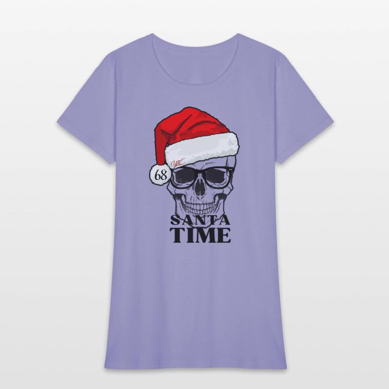 Santa time skull