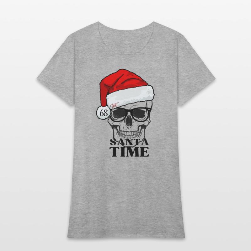 Santa time skull