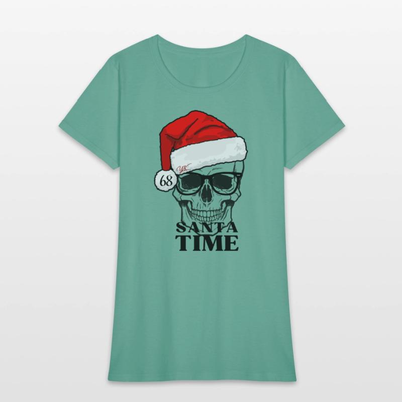 Santa time skull
