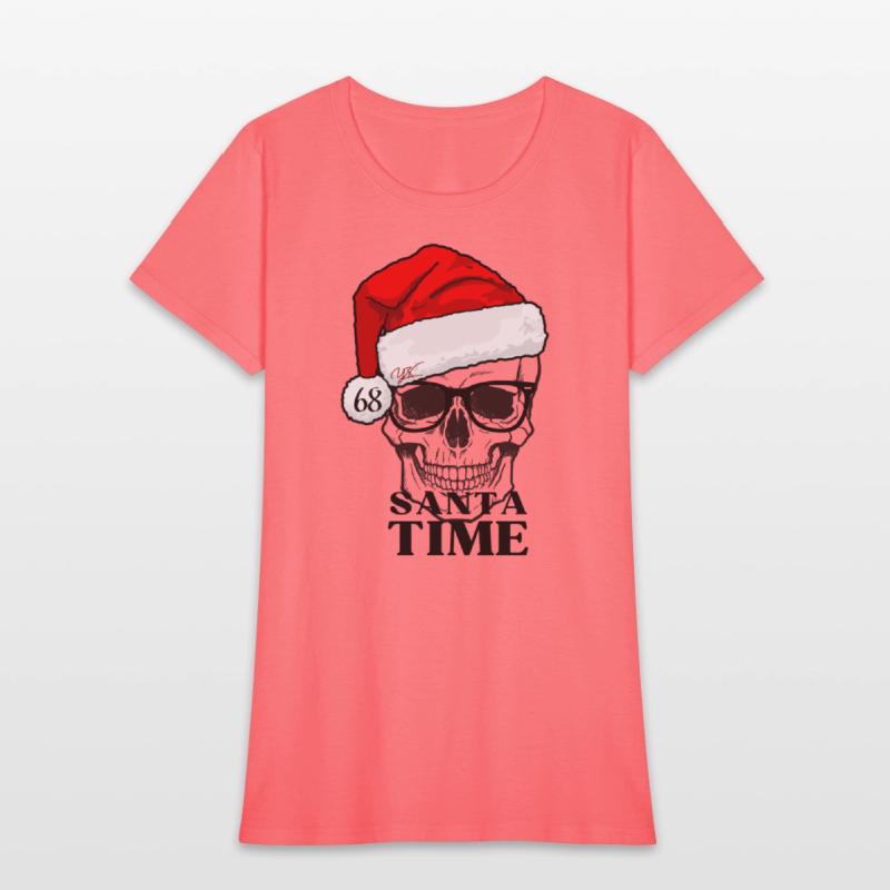 Santa time skull