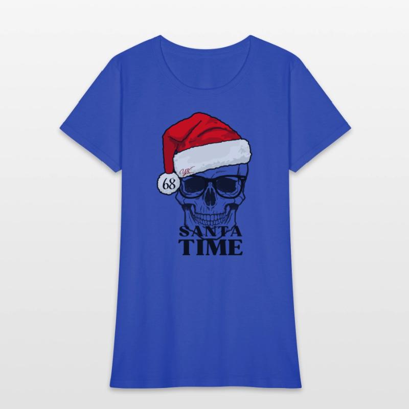 Santa time skull