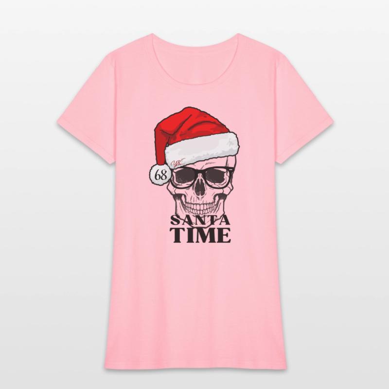 Santa time skull