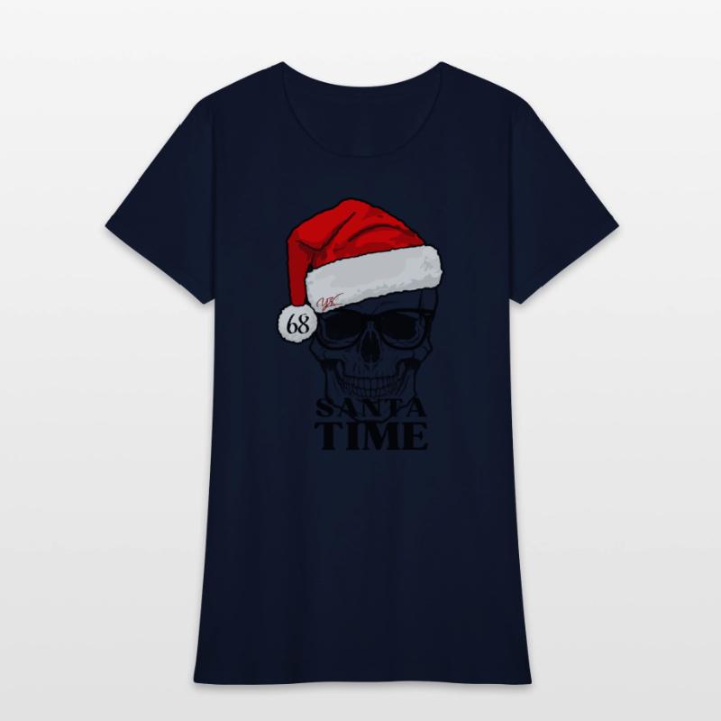 Santa time skull