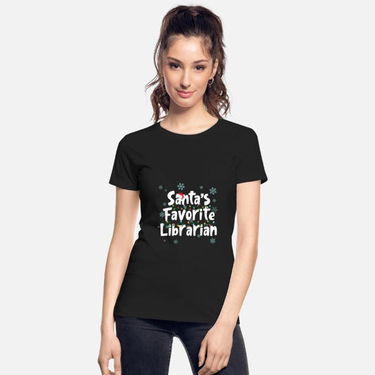 Santa's Favorite Librarian Funny Christmas