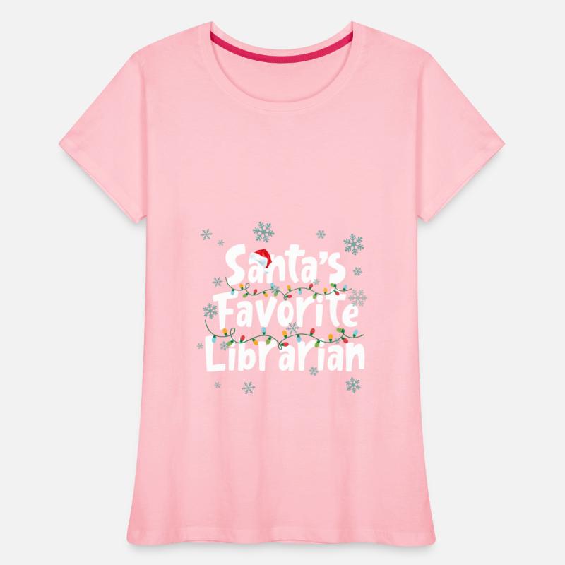 Santa's Favorite Librarian Funny Christmas