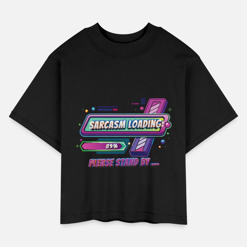 Sarcasm Loading – Witty Tech-Inspired Funny Tee