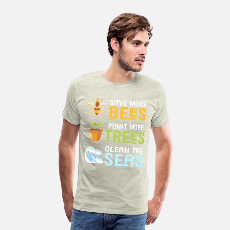 Save More Bees Plant More Trees Clean The Seas