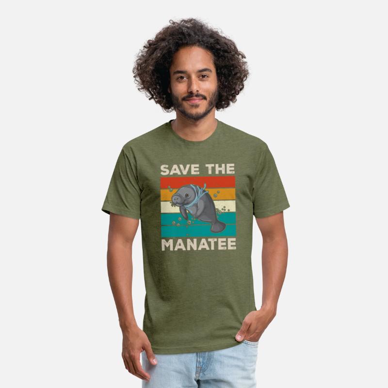 Save The Manatee Vintage Climate Change Earth Day