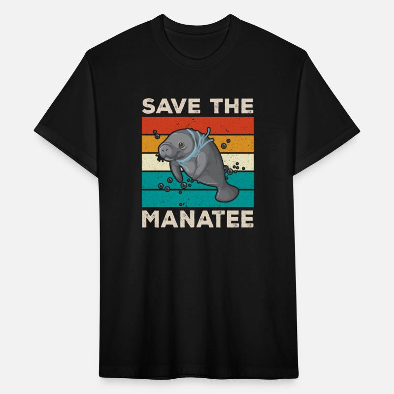 Save The Manatee Vintage Climate Change Earth Day