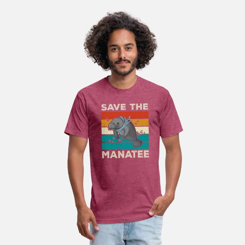 Save The Manatee Vintage Climate Change Earth Day