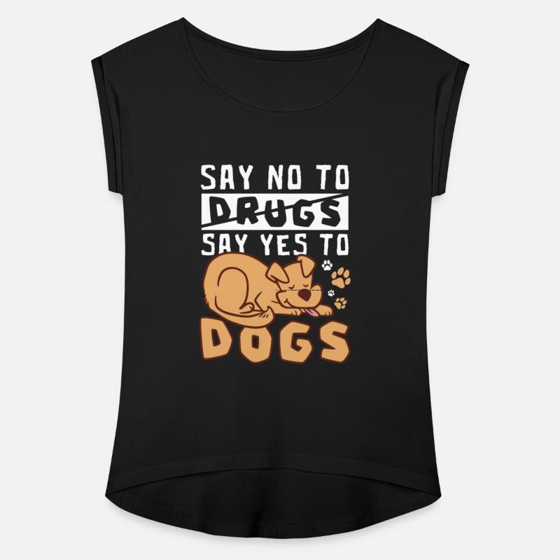 Say No To Drugs Say Yes To Dogs Red Ribbon