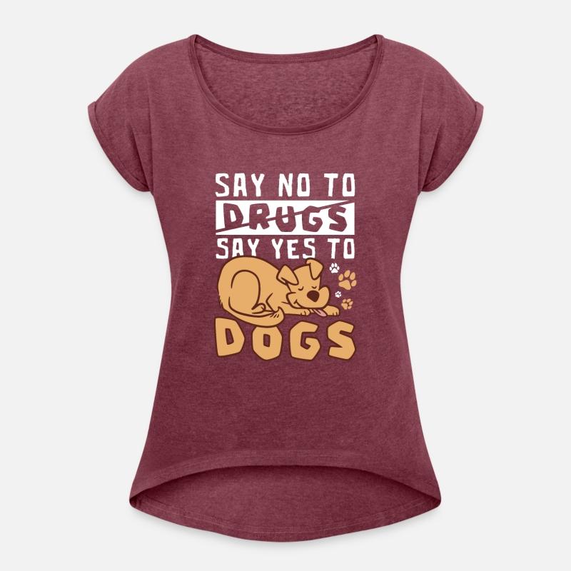 Say No To Drugs Say Yes To Dogs Red Ribbon