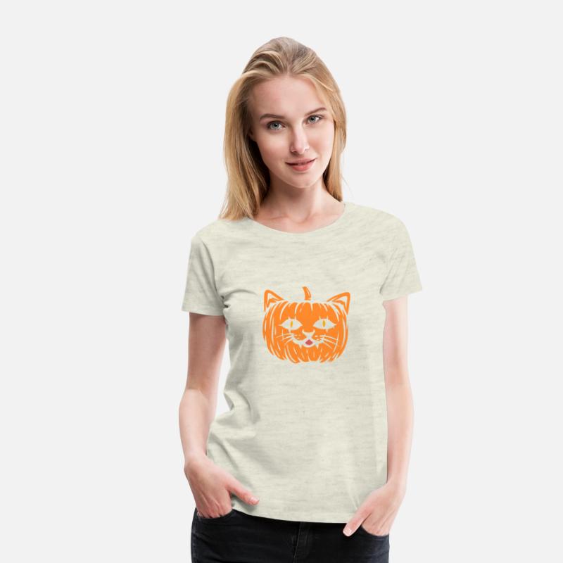 Scary Cat Pumpkin Halloween