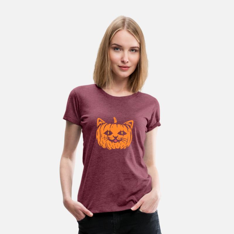 Scary Cat Pumpkin Halloween