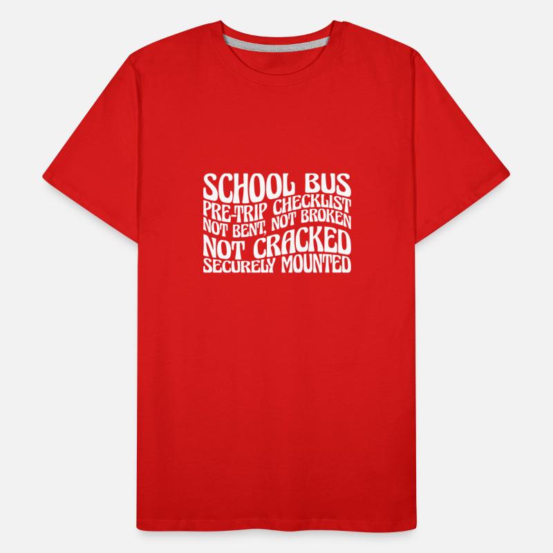 School Bus Pre-trip Checklist, Not Bent, 8