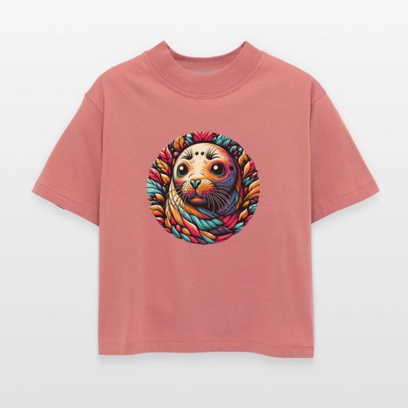 Seal Graphics Tee Stylish Marine Animal Lovers
