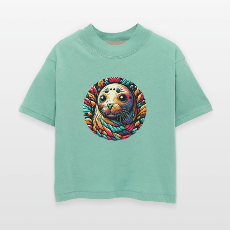 Seal Graphics Tee Stylish Marine Animal Lovers