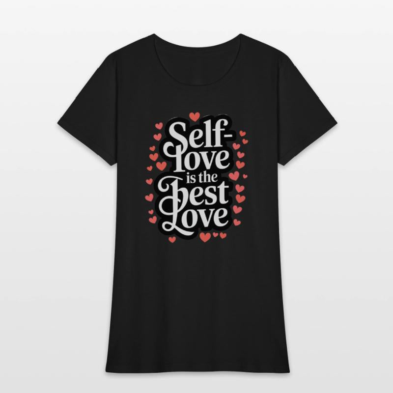 Self-Love is the Best Love Inspiring Heart Cute