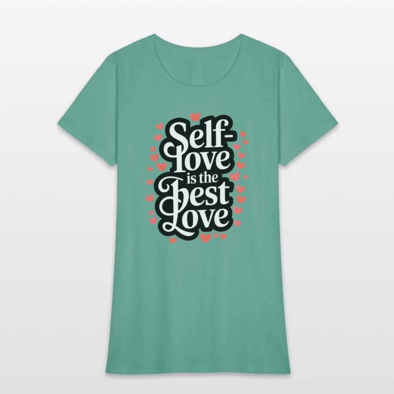 Self-Love is the Best Love Inspiring Heart Cute