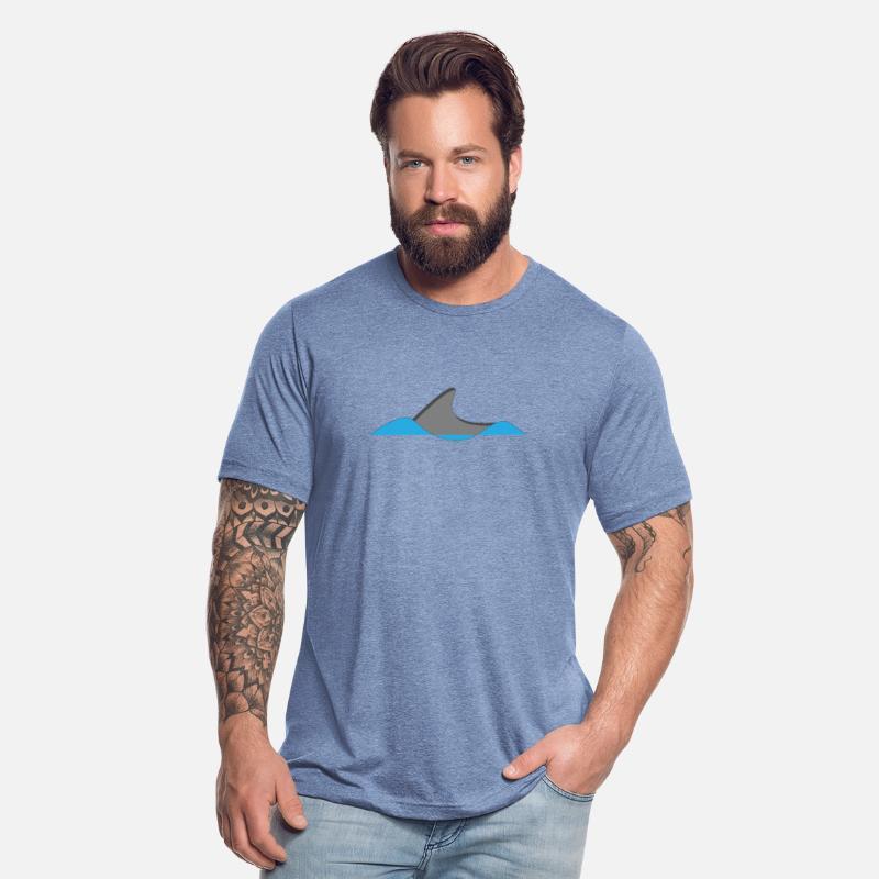 shark delfin animal water swim fish fishing shirt