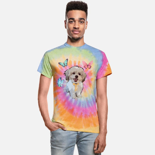 Shih Tzu and Butterflies Long Sleeve T Shirt