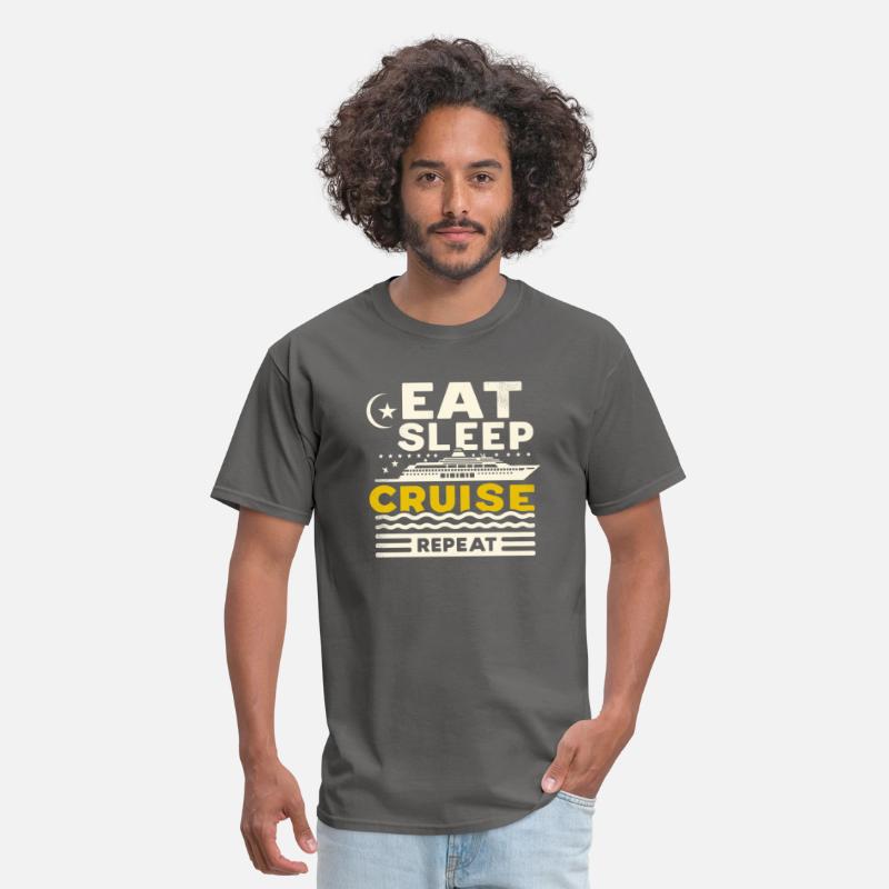 Ship Travel Eat Sleep Cruise Repeat Matching Trip