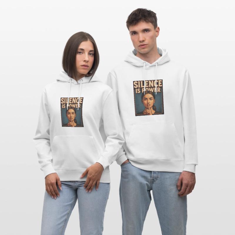 Silent Power Motivational Illustration