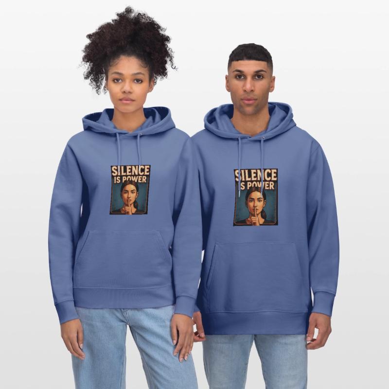 Silent Power Motivational Illustration