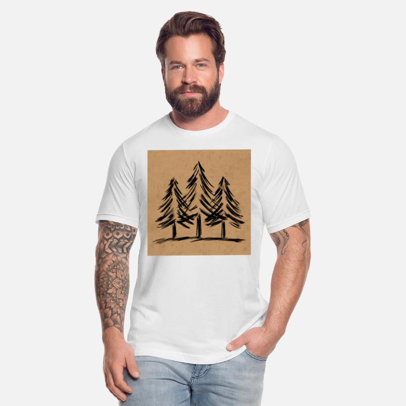 Skinny pine trees Pine forest gift for nature hike