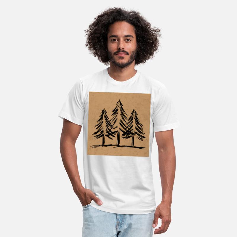 Skinny pine trees Pine forest gift for nature hike