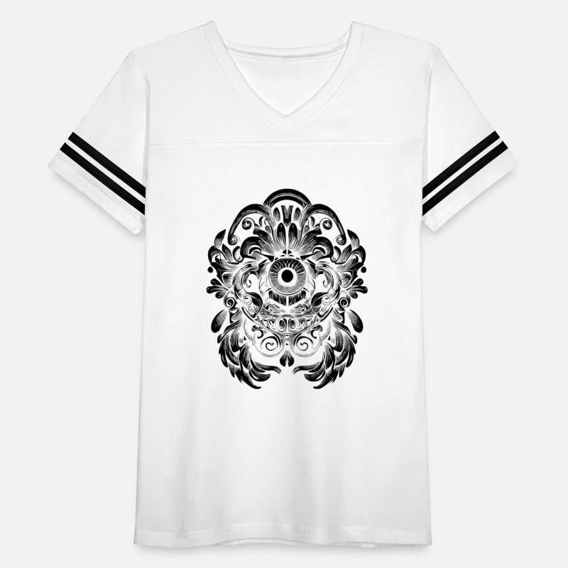 SKULL EYE OF HORUS METAL BALI GODS TATTOO BLACK