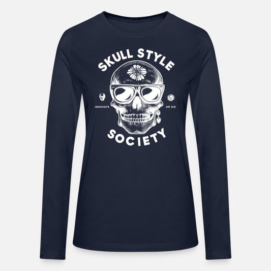skull style society clean white