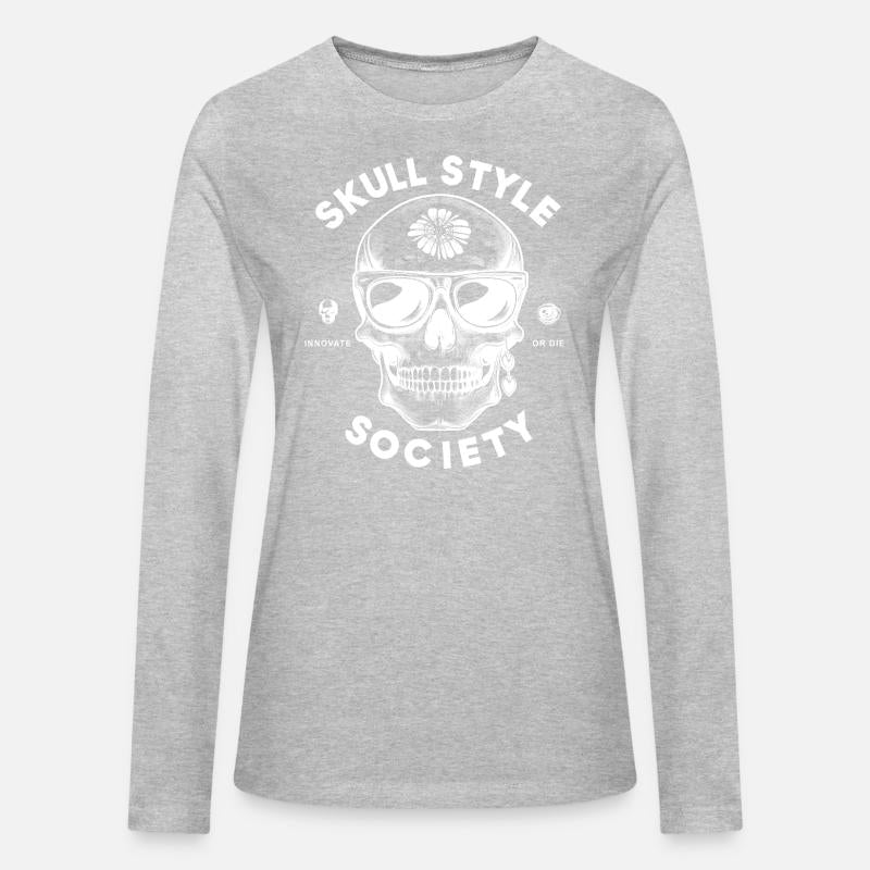 skull style society clean white
