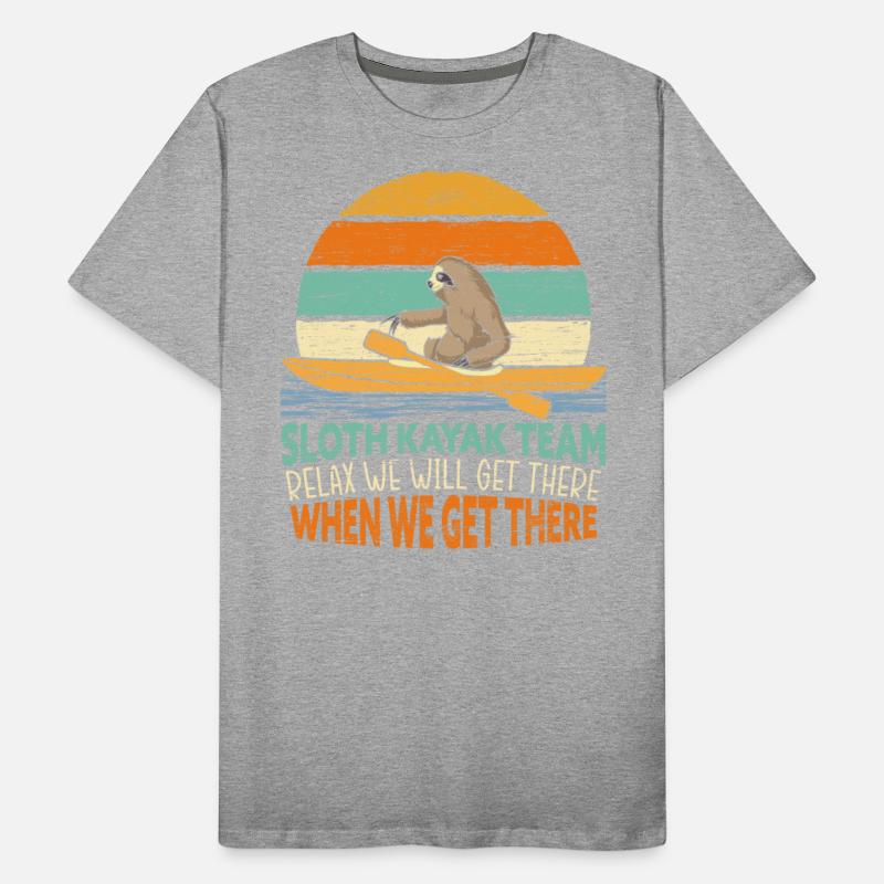 Sloth Kayak Team Kayaking Kayaker Boat Paddling