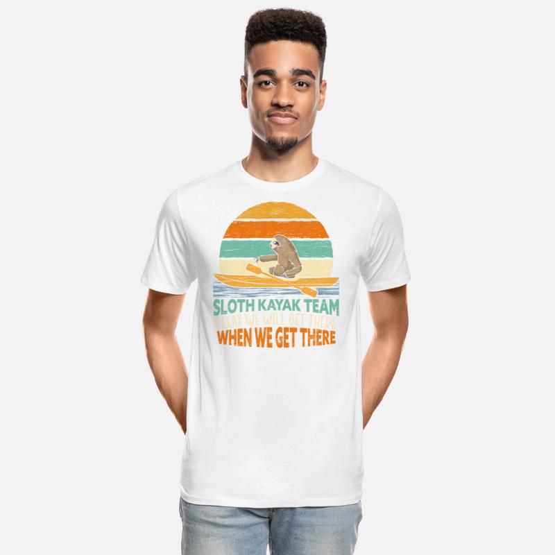 Sloth Kayak Team Kayaking Kayaker Boat Paddling