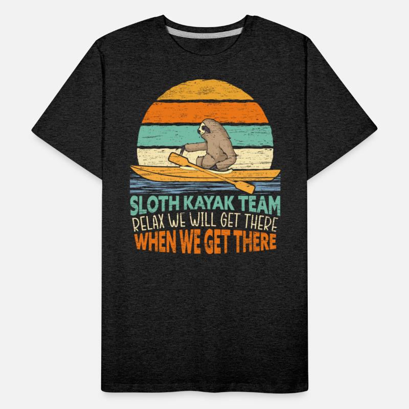 Sloth Kayak Team Kayaking Kayaker Boat Paddling