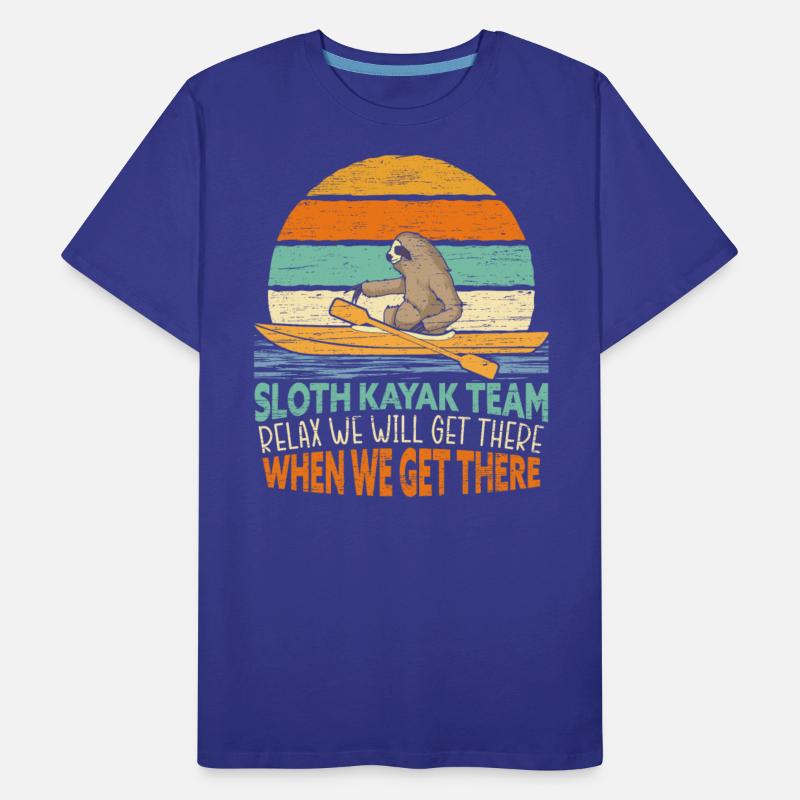 Sloth Kayak Team Kayaking Kayaker Boat Paddling