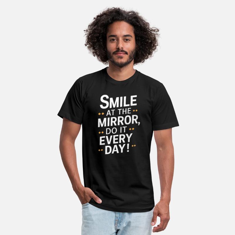 Smile At The Mirror Daily Motivation