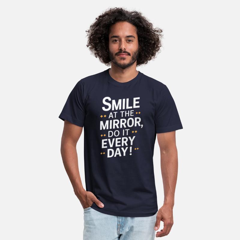Smile At The Mirror Daily Motivation