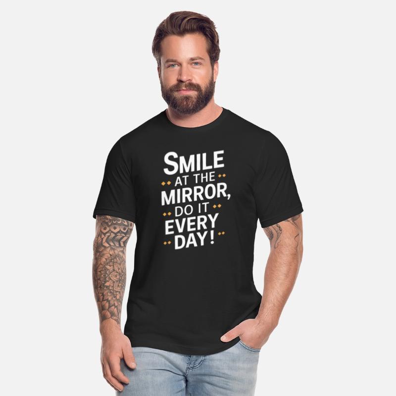 Smile At The Mirror Daily Motivation