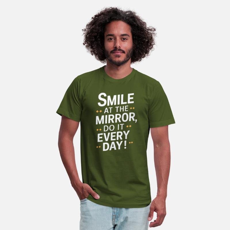 Smile At The Mirror Daily Motivation