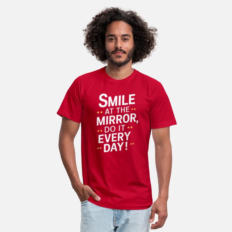 Smile At The Mirror Daily Motivation