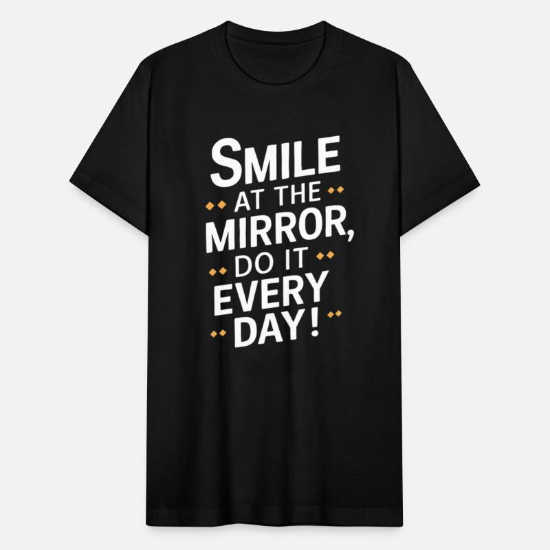 Smile At The Mirror Daily Motivation