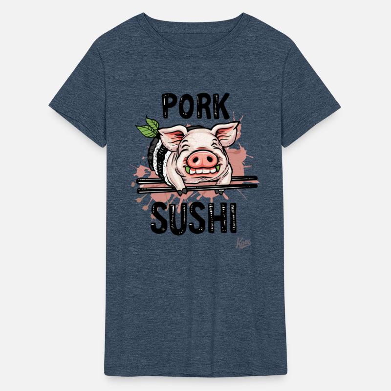Smiling Pig as Pork Sushi