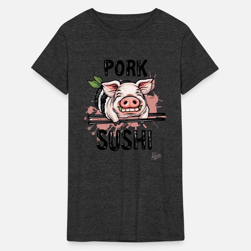 Smiling Pig as Pork Sushi